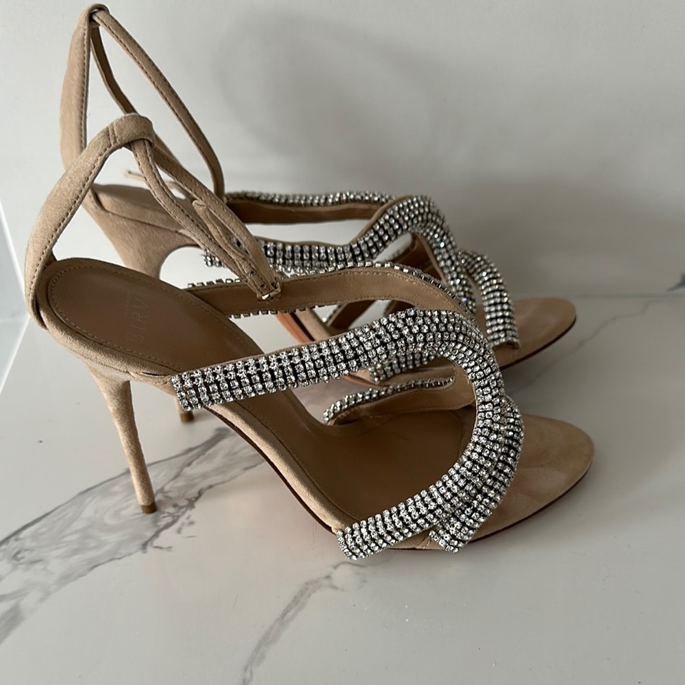 Alexandre Birman Designer Elegant Rhinestone Embe… - image 3